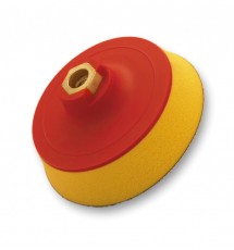 Flexipads talerz tarcza mocująca na rzep M14 soft żółta pianka 125mm (10398)