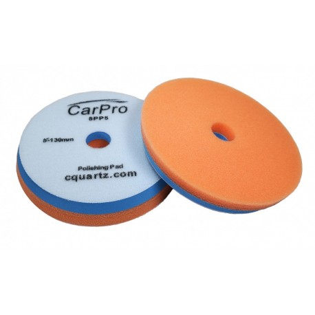 CarPro orange polish pad - gąbka polerska średniej twardości 150mm