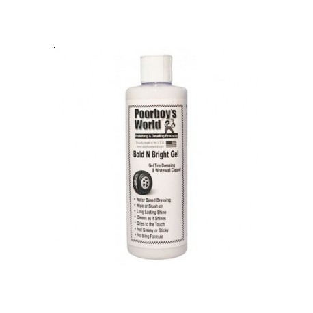 POORBOY'S WORLD BOLD N BRIGHT TIRE DRESSING GEL