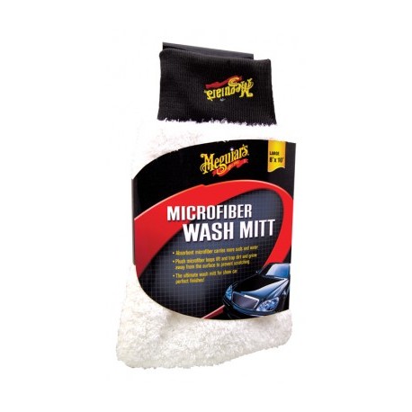 MEGUIAR'S MICROFIBER WASH MITT Rękawica z mikrofibry do mycia samochodu