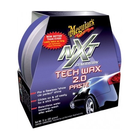 MEGUIAR'S NXT GENERATION TECH WAX 2.0 PASTE 311G +... Syntetyczny wosk samochodowy.