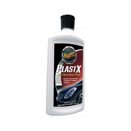 MEGUIAR'S PLAST-X 296ML Środek do czyszczenia i polerowania plastików klarownych.