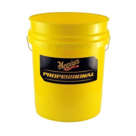 MEGUIAR'S PROFESSIONAL WASH BUCKET - YELLOW Profesjonalne wiadro do mycia auta 18,9 l
