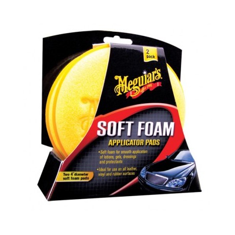 MEGUIAR'S SOFT FOAM APPLICATOR PAD 2-PAK Aplikator piankowy 2-pak.