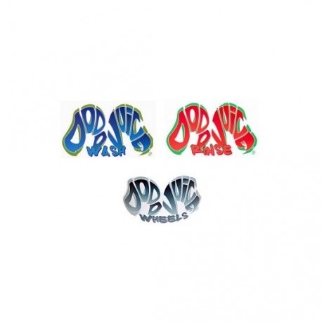 Dodo Juice - Zestaw naklejek na wiadra ( Wash , Rinse , Wheels )