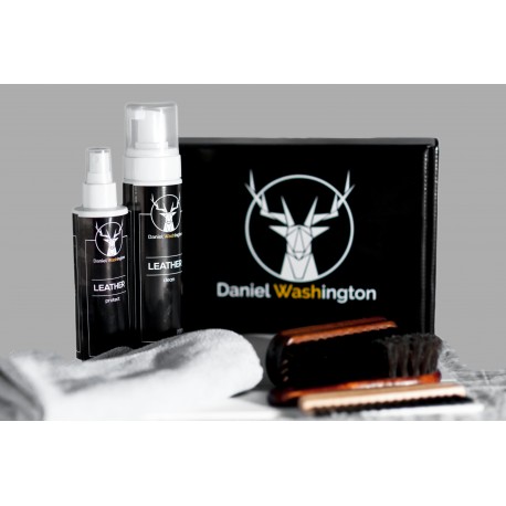 Daniel Washington LEATHER CLEAN/PROTECT- profesjonalny zestaw do czyszczenia i impregnacji skóry.