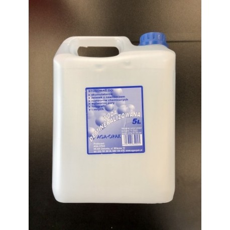 Woda Demineralizowana 5L